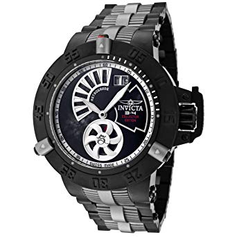 Invicta Men's 0807 Subaqua Noma III Black Ion-Plated Stainless Steel Grey Titanium Watch