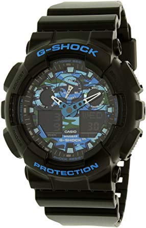 Casio G-Shock Graphic Dial Resin Quartz Men's Watch GA100CB-1A