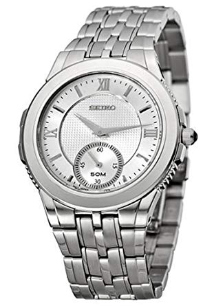 Seiko Men's SRK009 Le Grand Sport Silver-Tone Watch