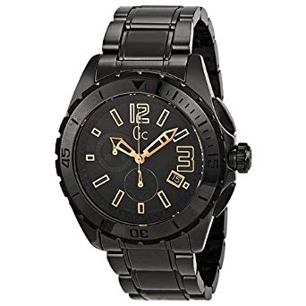 Guess Collection GC Sport Chronograph Black Ceramic Mens Watch X76014G2S