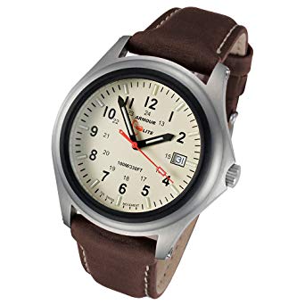 Armourlite AL303 Field Series Tritium Watch with Leather Band