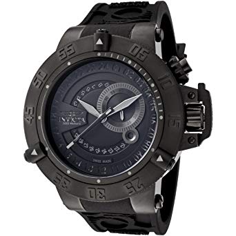 Invicta Men's 0326 Subaqua Noma III Collection GMT Black Rubber Watch