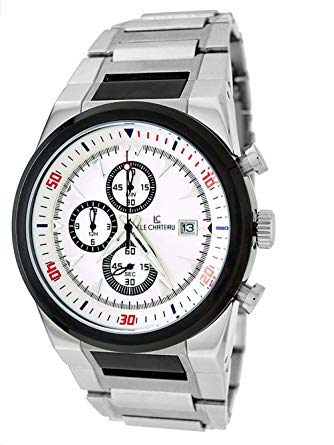 Le Chateau Men's GU5037OS_WHT Sports Dinamica Collection Chronograph Watch