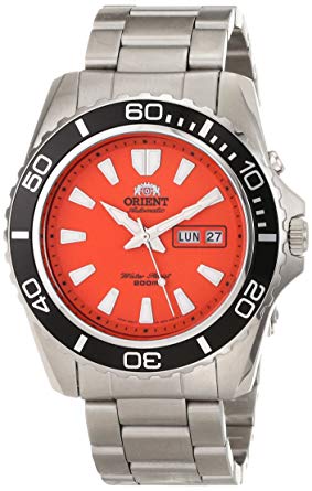 Orient Men's 'Mako XL' Japanese Automatic Stainless Steel Diving Watch, Color Silver-Toned (Model: FEM75001MW)