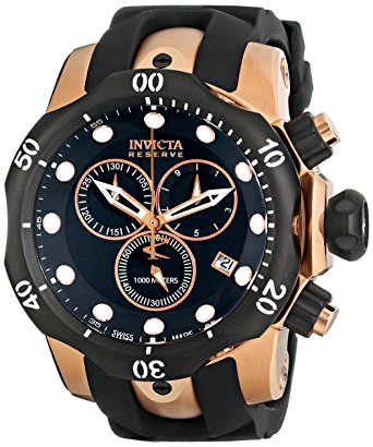 Invicta Men's 5733 Reserve Collection Rose Gold-Tone Chronograph Watch