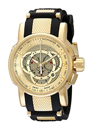 Invicta Men's 0899 S1 Touring Sport Chronograph Black Rubber Watch