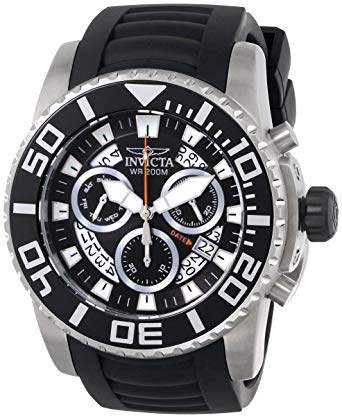 Invicta Men's 14671 Pro Diver Analog Display Swiss Quartz Black Watch