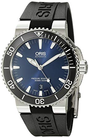 Oris Men's 'Aquis' Swiss Automatic Stainless Steel Diving Watch (Model: 73376534135RS)