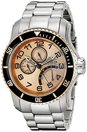 Invicta Men's 15338 Pro Diver Rose Gold Tone Dive Watch