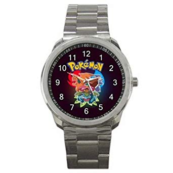 HSS019Pokemon Charizard Blastoise Venusaur Anime #A Sport Metal Watch