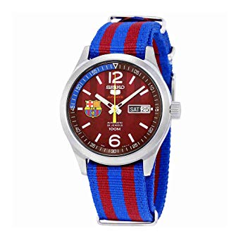 Seiko Sports Military Blue and Red Watch SRP305J1