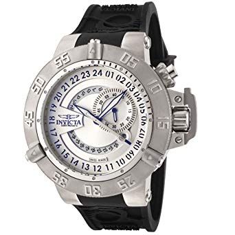 Invicta Men's 0327 Subaqua Noma III Collection GMT Black Rubber Watch