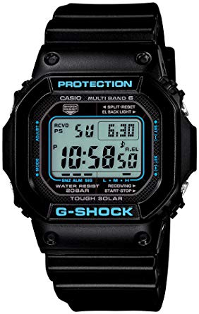 CASIO G-SHOCK BLACK X BLUE SERIES (GW-M5610BA-1JF) 6 MULTIBANDS SOLAR POWERED MEN'S WATCH