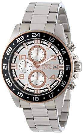 Invicta Men's 13870 Pro Diver Silver Dial Stainless Steel Watch