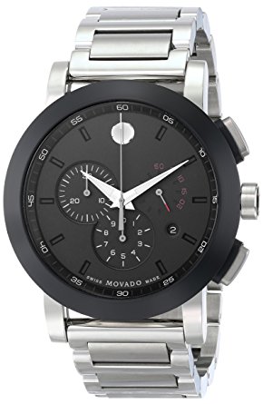 Movado Men's 0606792 Museum Sport Stainless Steel Watch with Black Dial