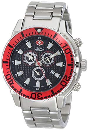 Swiss Precimax Men's SP13098 Pulse Pro Analog Display Swiss Quartz Silver Watch