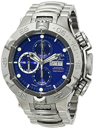 Invicta Men's 15490 Subaqua Analog Display Swiss Automatic Silver Watch