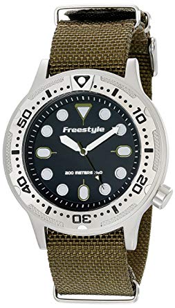 Freestyle Unisex 10019173 Ballistic Dive Analog Display Japanese Quartz Black Watch