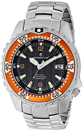 Momentum Men's 1M-DV06O00 M1 Deep 6 Analog Display Japanese Quartz Silver Watch