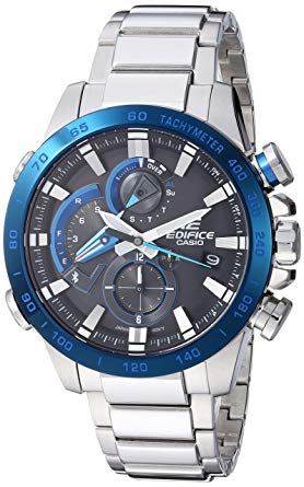 Casio Men's 'Edifice Connected' Quartz Stainless Steel Sport Watch, Color Silver-Toned (Model: EQB-800DB-1ACF)