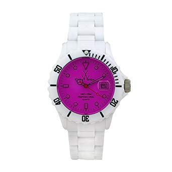 Toy Watch Unisex FL01WHVL Crystal Plasteramic Watch