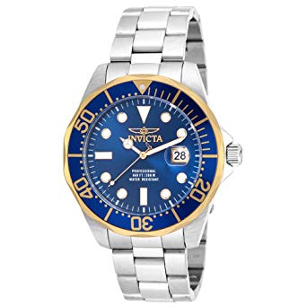 Invicta Men's 18732 Pro Diver Analog Display Swiss Quartz Silver Watch