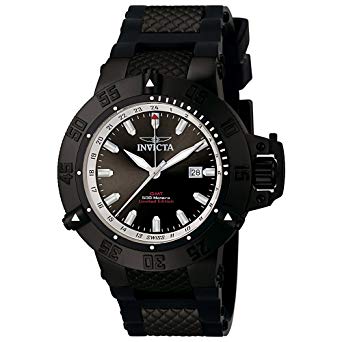 Invicta Men's F0027 Subaqua Collection Noma III GMT Black Ion-Plated Watch