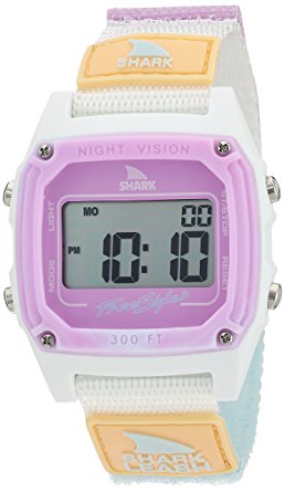 Freestyle 'Shark' Quartz Plastic and Nylon Sport Watch, Color White (Model: 10026835)