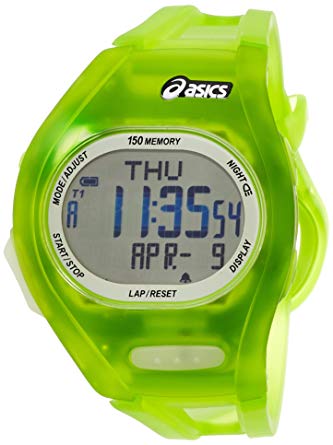 Asics Unisex CQAG0801 Green Night Run Digital Watch