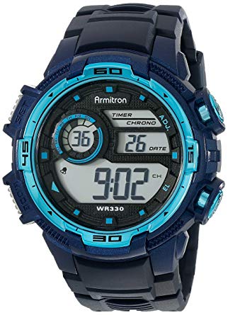 Armitron Sport Men's 40/8347 Digital Chronograph Resin Strap Watch