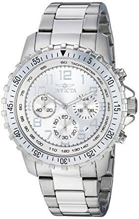 Invicta Men's 6620 II Collection Chronograph Stainless Steel Silver Dial Watch