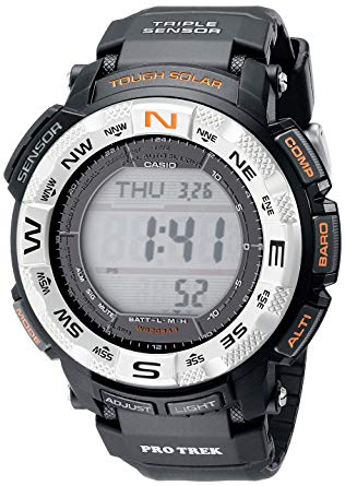 Casio Men's PRG260-1 Pro-Trek Watch with Black Band