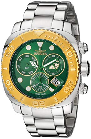 Invicta Men's 14648 Pro Diver Analog Display Swiss Quartz Silver Watch